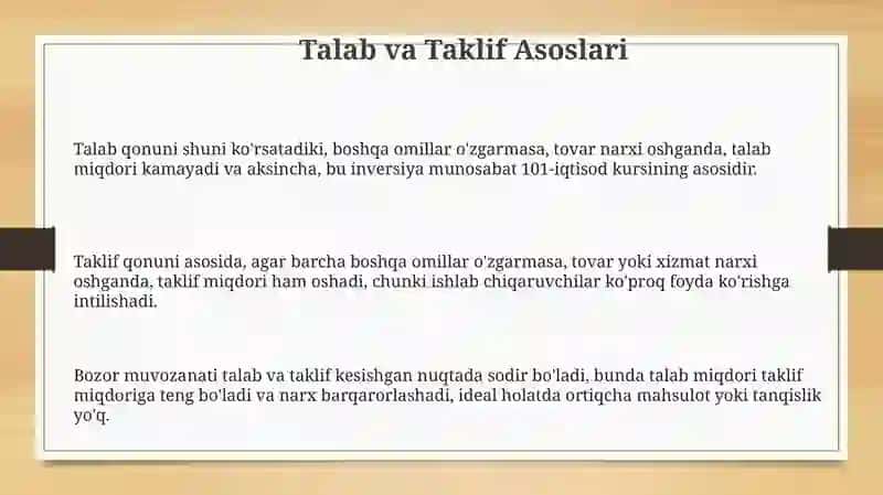 Talab va Taklif Asoslari 3
