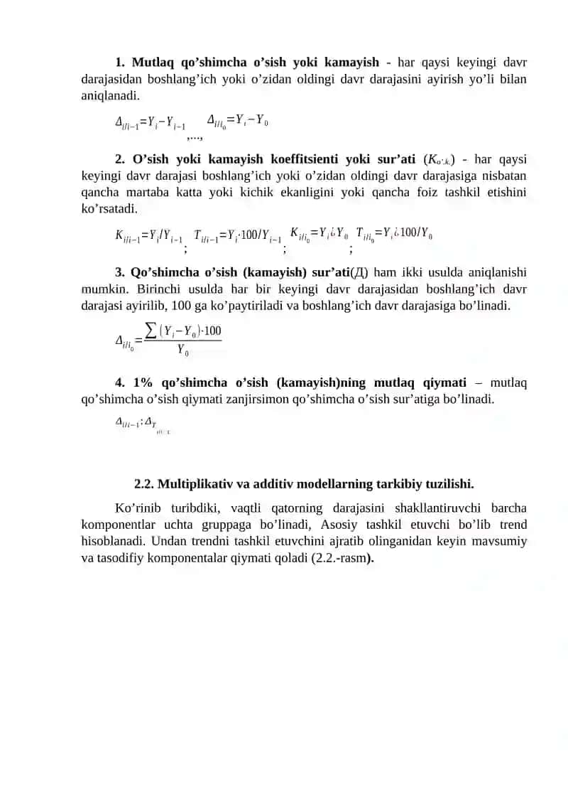 Vaqtli Qatorlar Regression Tahlili 3