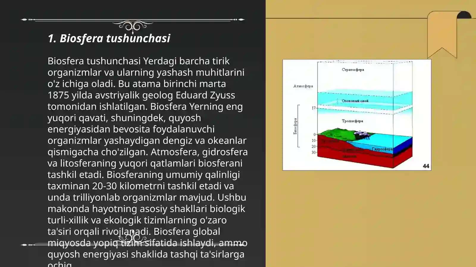 Biosfera evalyutsiya qatlamlarii 3
