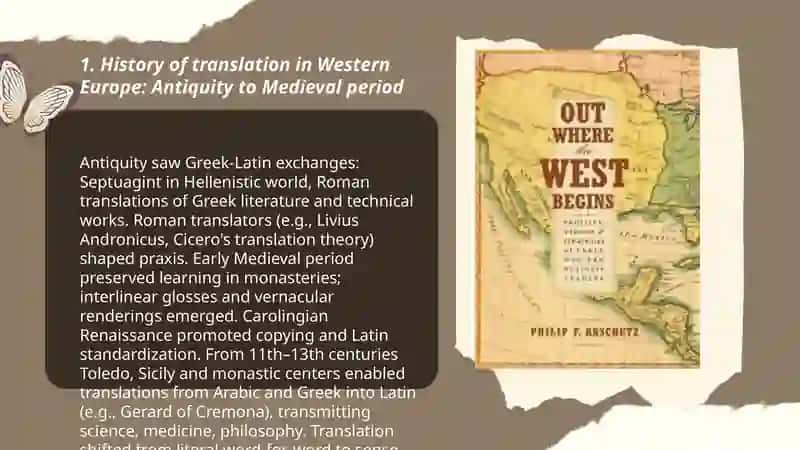History of Translation in Western Europe 3