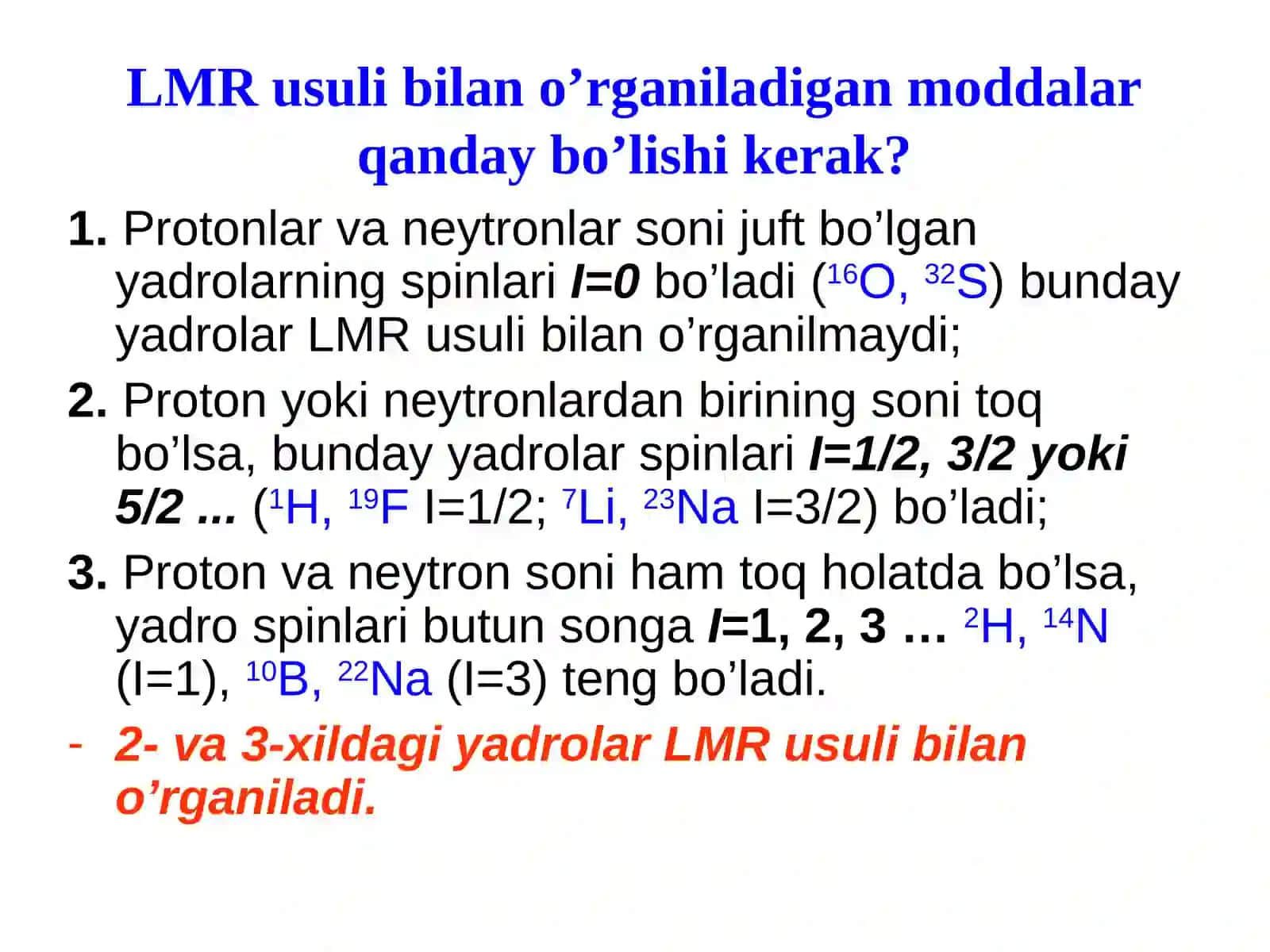 Lazerli magnit-rezonans LMR spektroskopiyasining tamoyillari 3