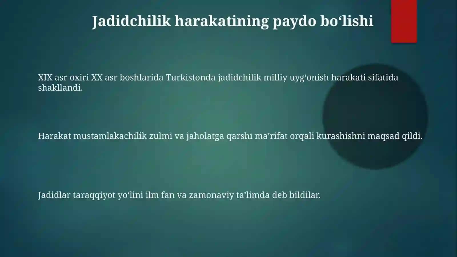 Jadidlar jasorati – millatimiz faxri 3
