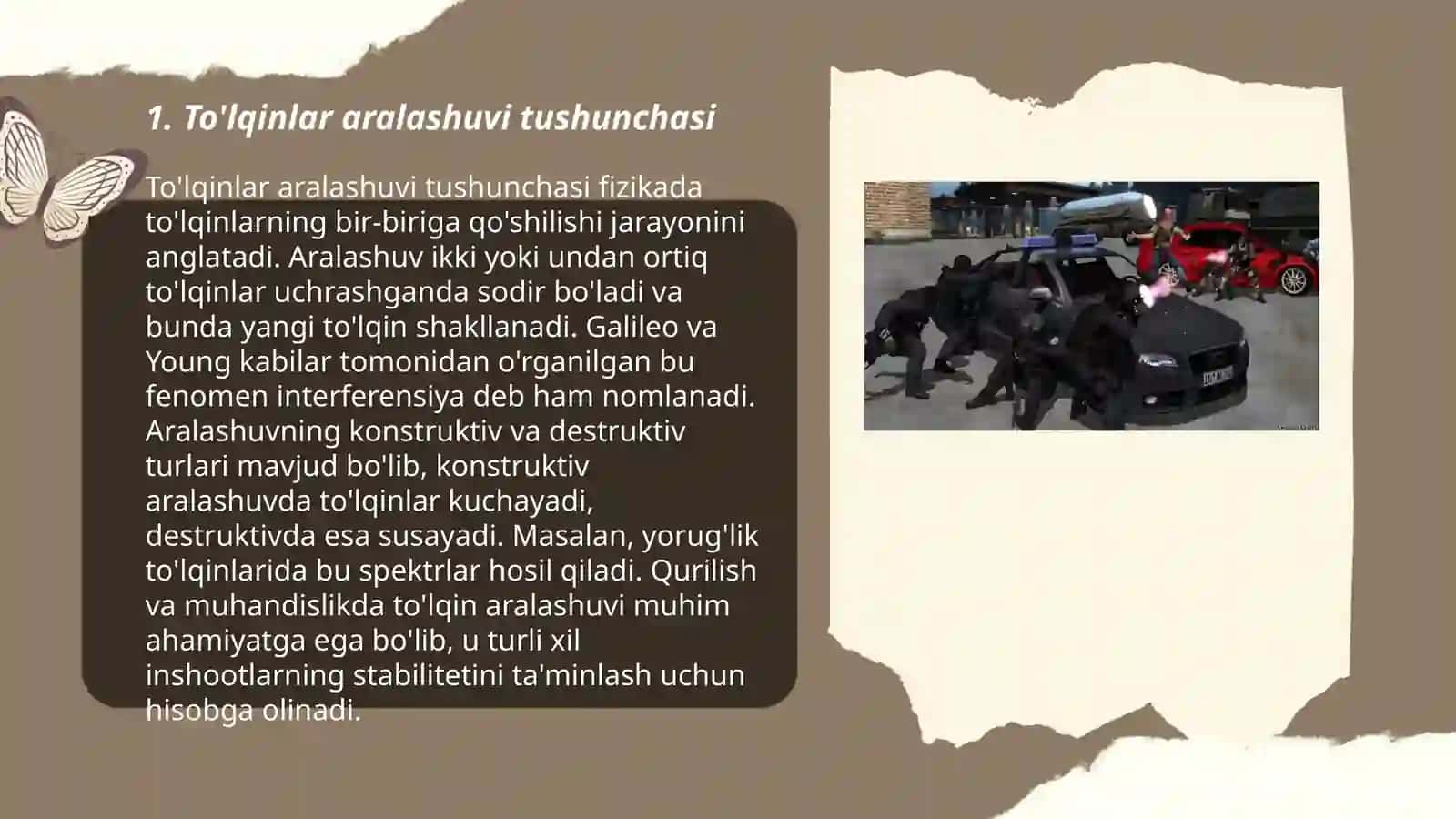 To'lqinlar aralashuvi. Interferensiya 3