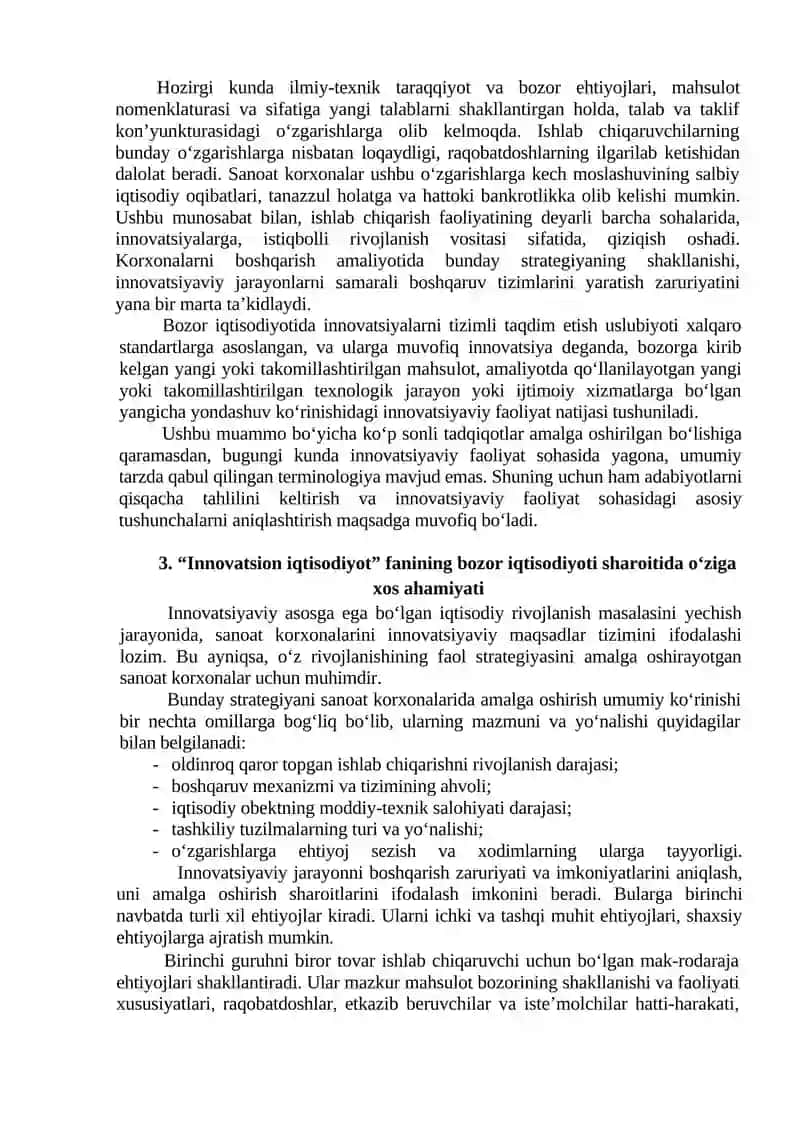 Innovatsion iqtisodiyot 3