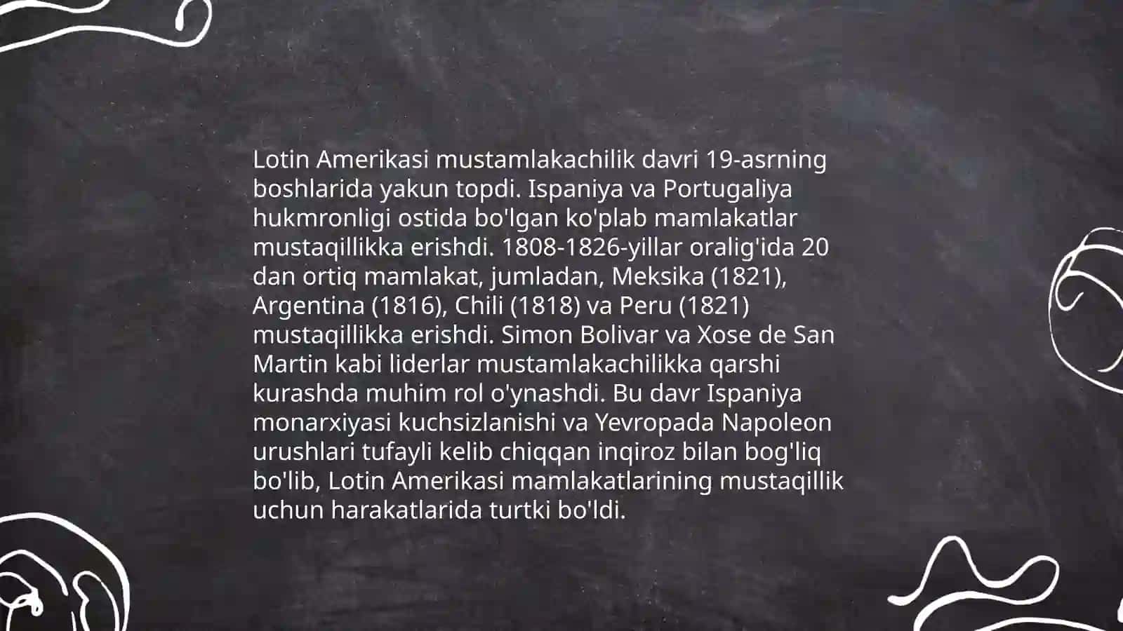XX asr Lotin Amerikasi 3