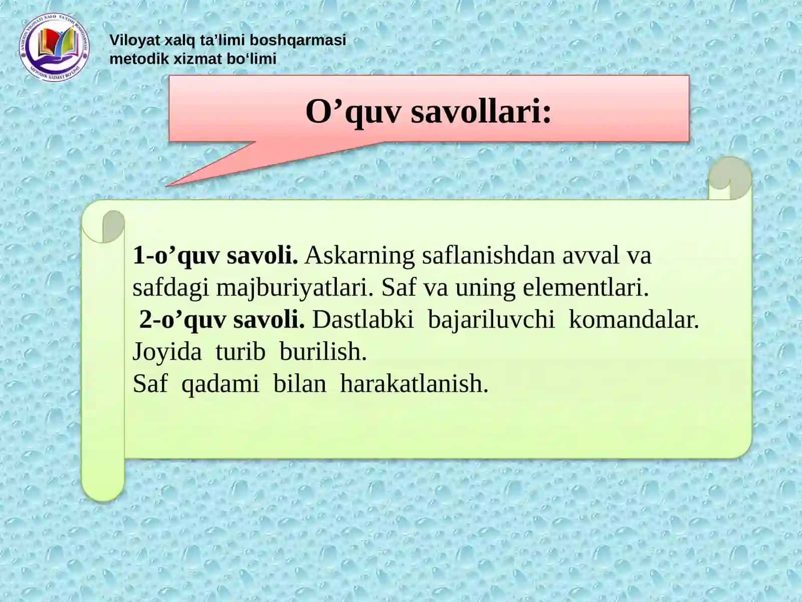 Saf va uning elementlari 3