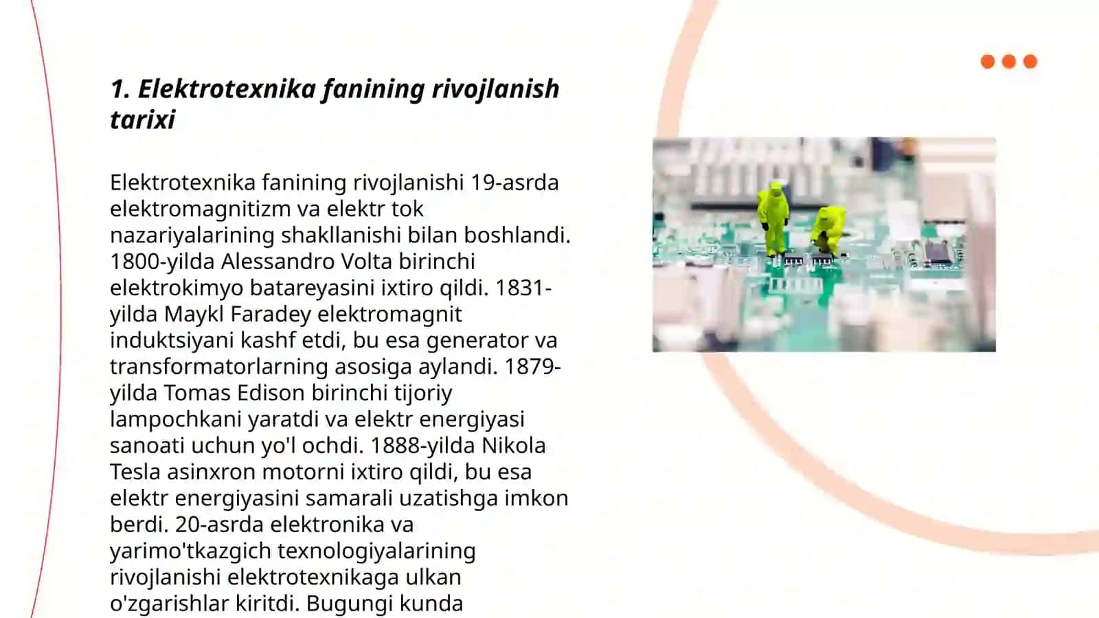 Elektrotexnikaning xozirgi zamon fani va texnikasi 3