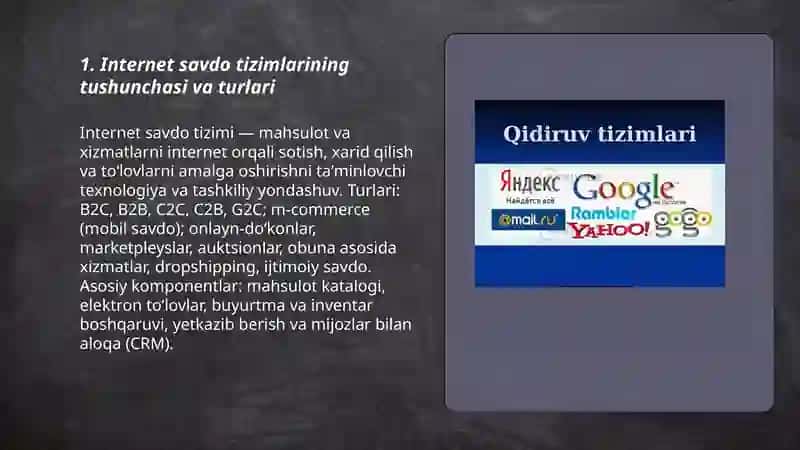 Internet savdo tizimlari 3