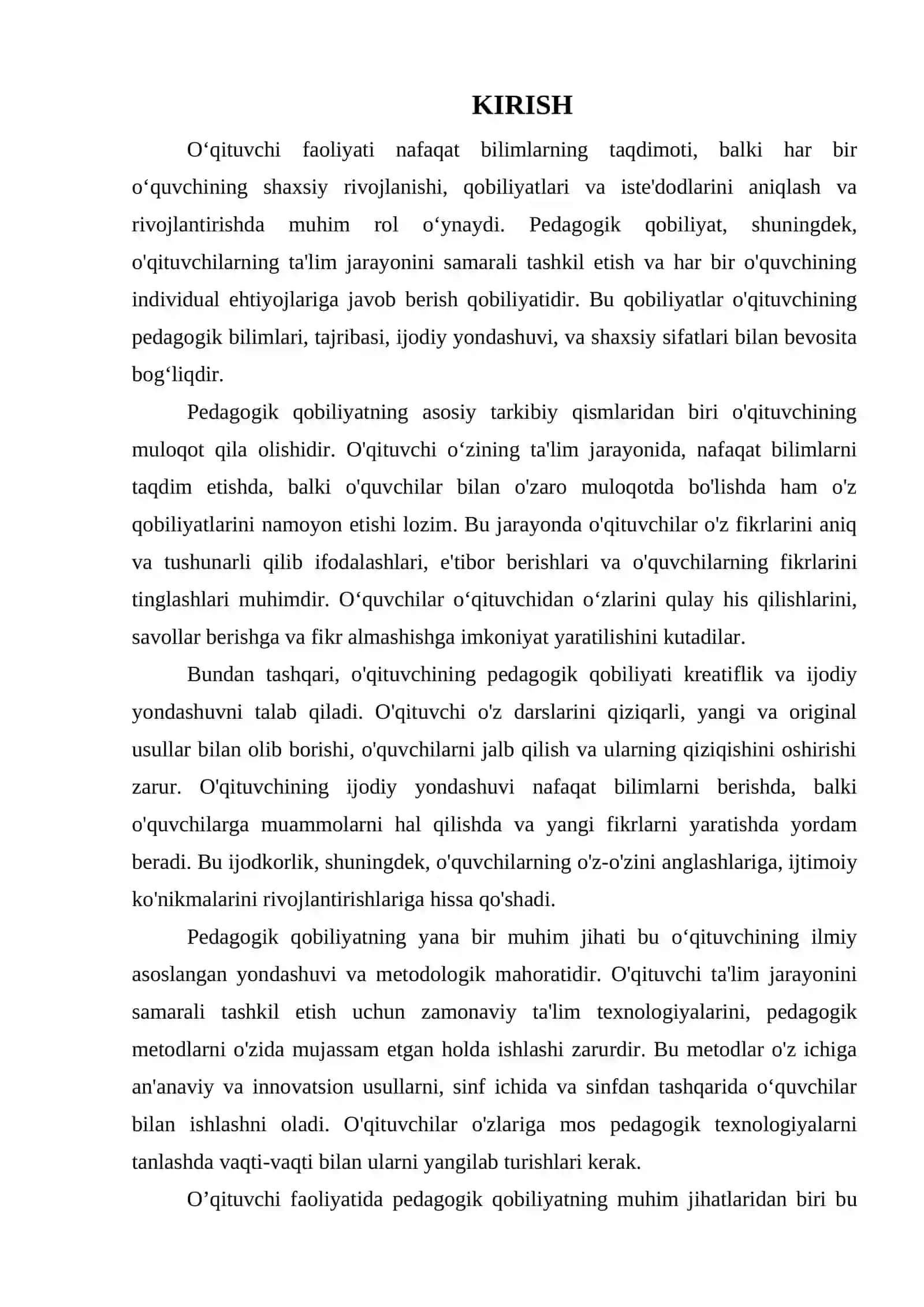 O'QITUVCHI FAOLIYATIDA PEDAGOGIK QOBILIYAT 3