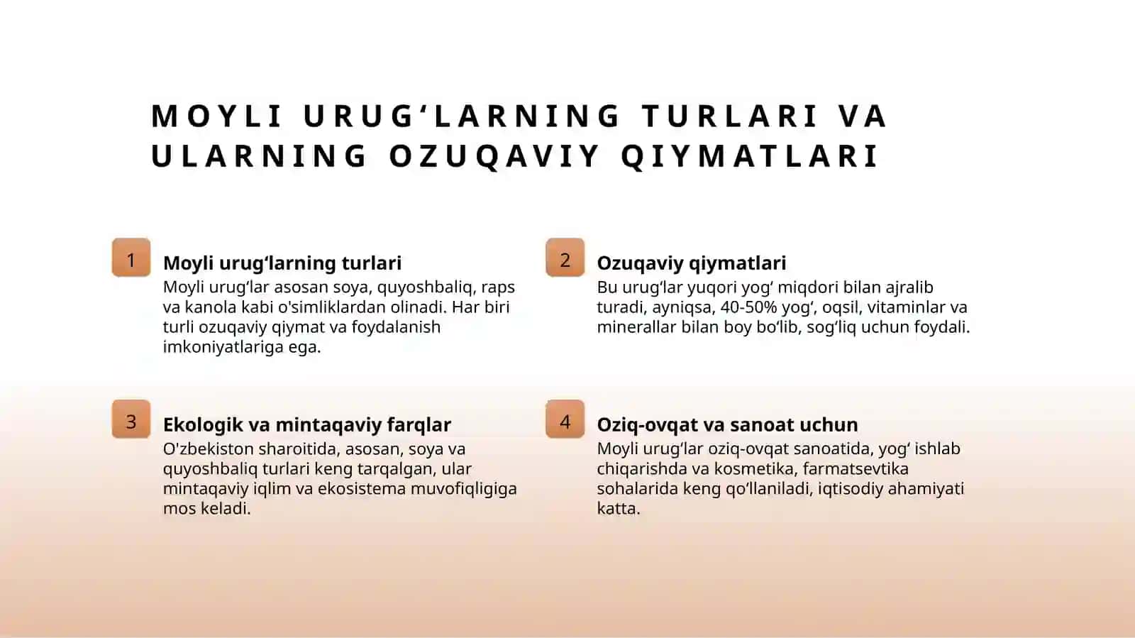 Moyli urugʻlardan moy olishning nazariy asoslari 3