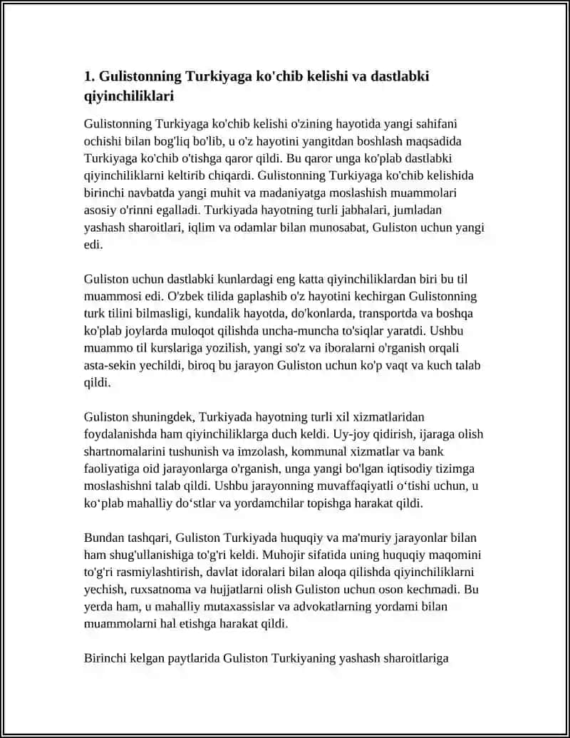 GULISTON BIT TURKIYADAGI HIKOYATLAR 3