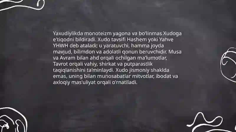 Yaxudiylik talimoti va muqaddas kitobi 3