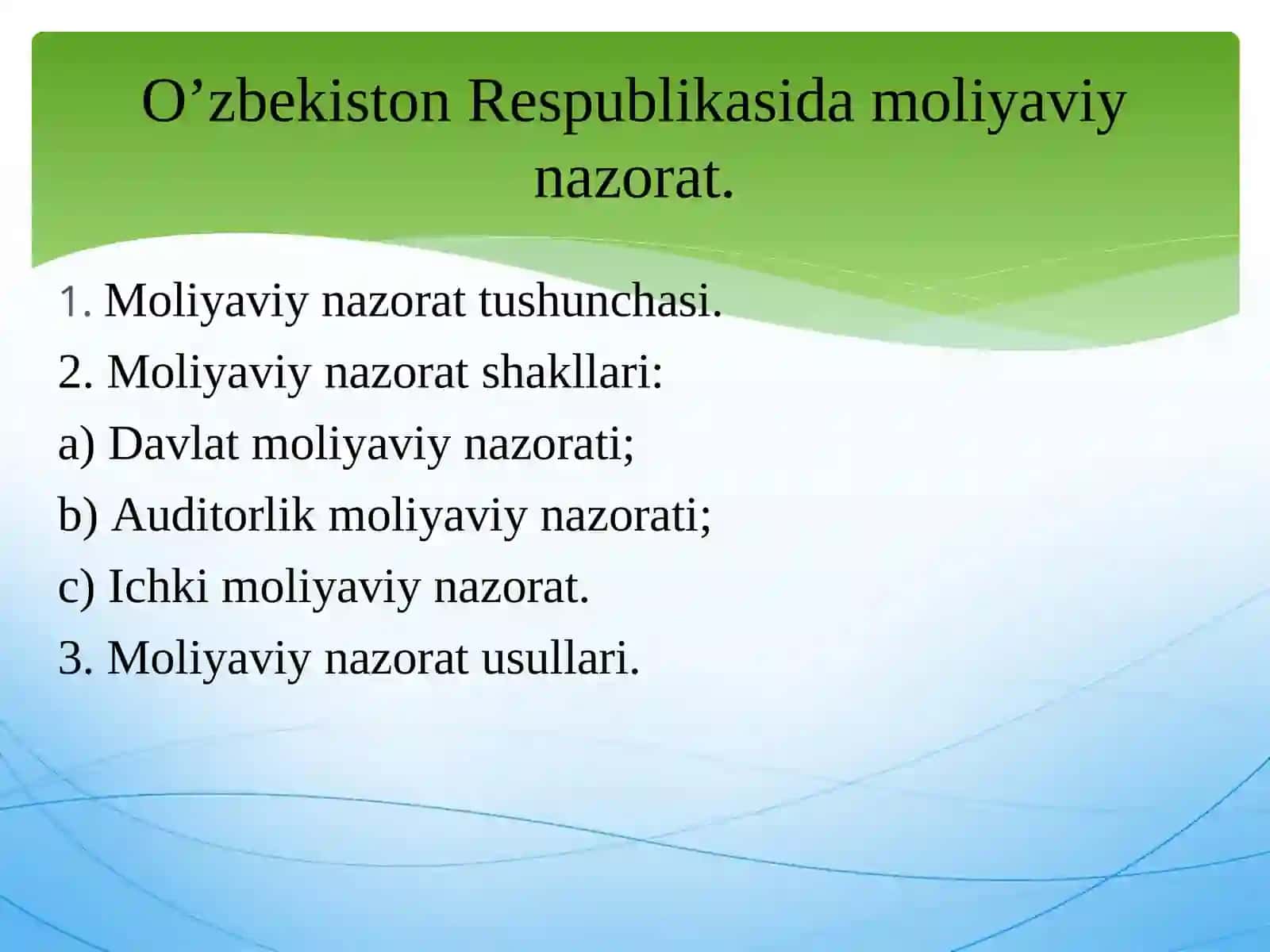 Moliyaviy nazoratning huquqiy asoslari 3