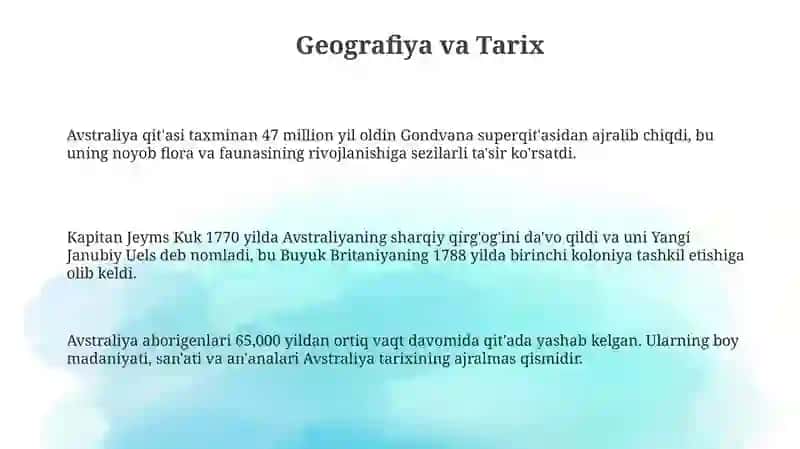 Avstraliya materigi 3