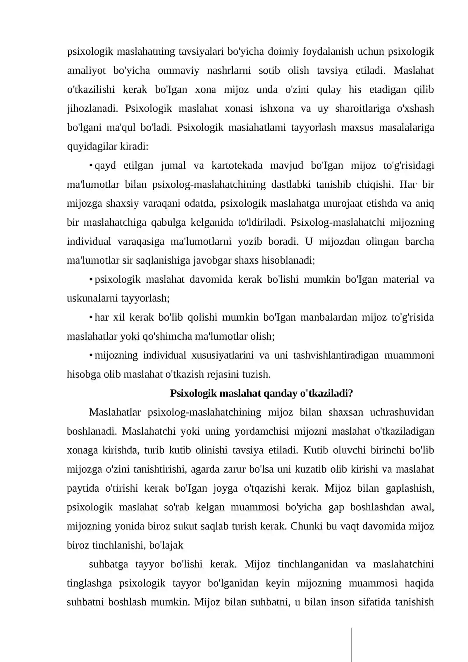 Psixologik maslahat tayyorlash 3