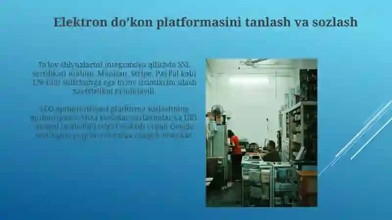 Elektron do’konni ishlash texnologiyasi 3