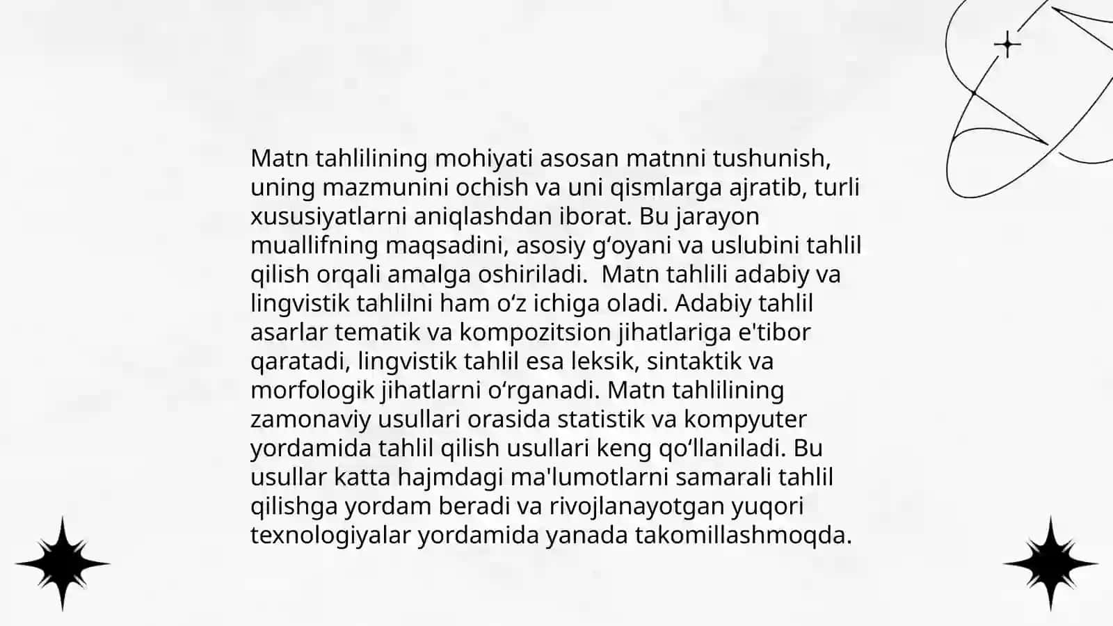 Matn tahlili va tahriri 3