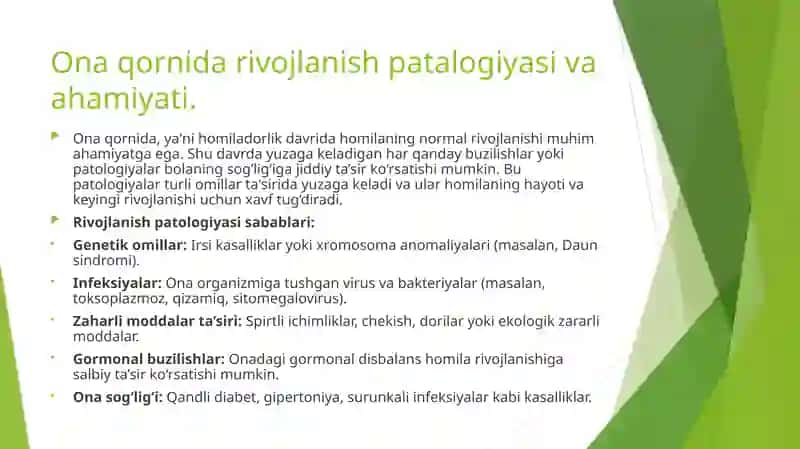 Ona qorni davriving okasini va patalogiyasi 3