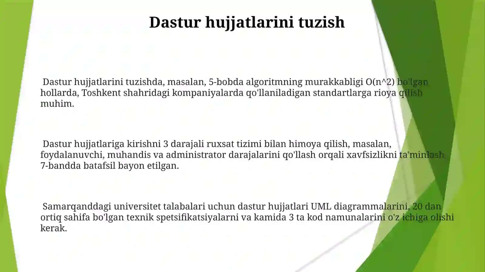 Dastur Loyihalash va Algoritmlarni Ishlab Chiqishga Kirish 3