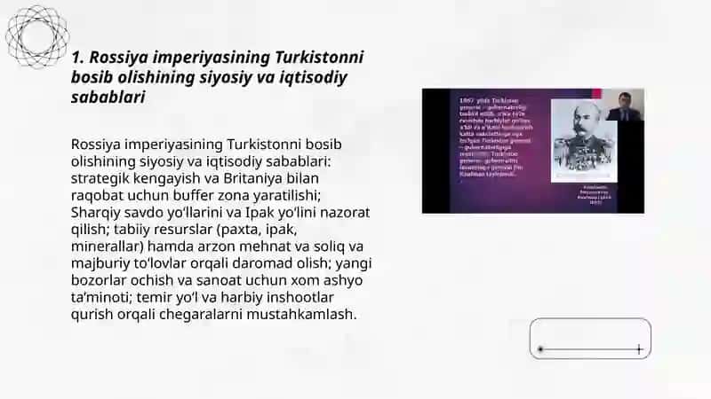 Rossiya imperiyasi tomonidan turkiston o'lkasini bosib olinishi 3