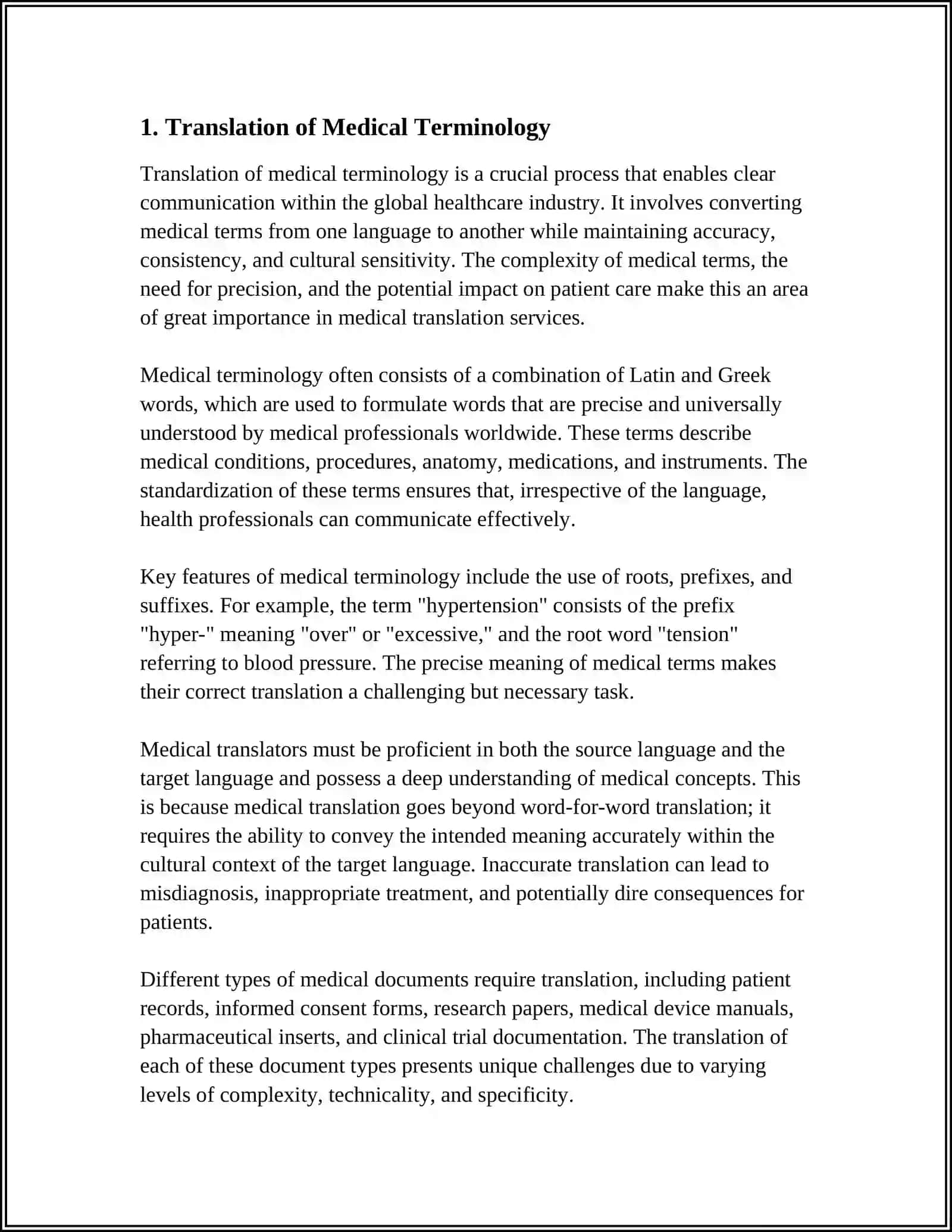 TRANSLATION OF MEDICAL DISCOURSE 3