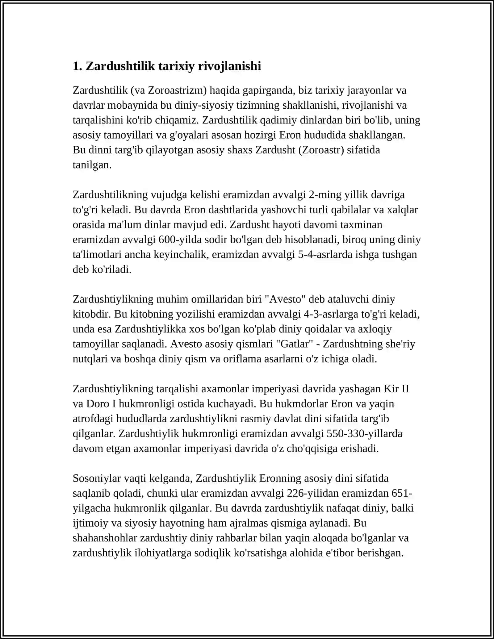 ZARDUSHTILIKNING DINIY IYERARXIYASI 3