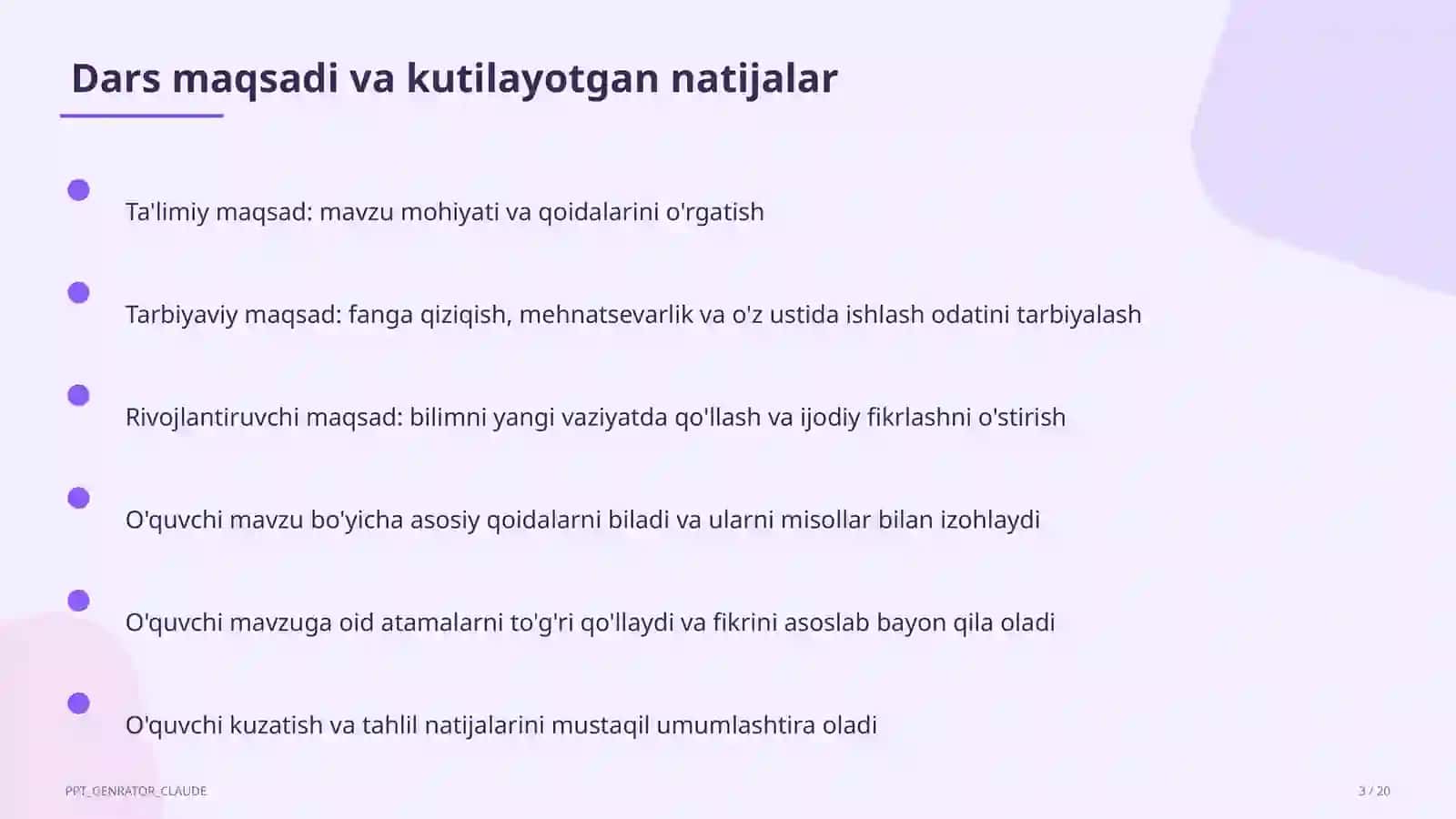 Zamonaviy dars ishlanmasini tuzish 3
