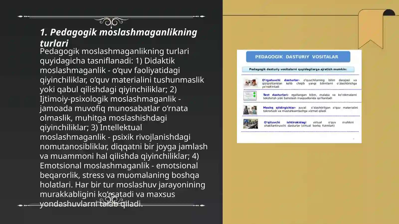 Pedagogik moslashmaganlik 3
