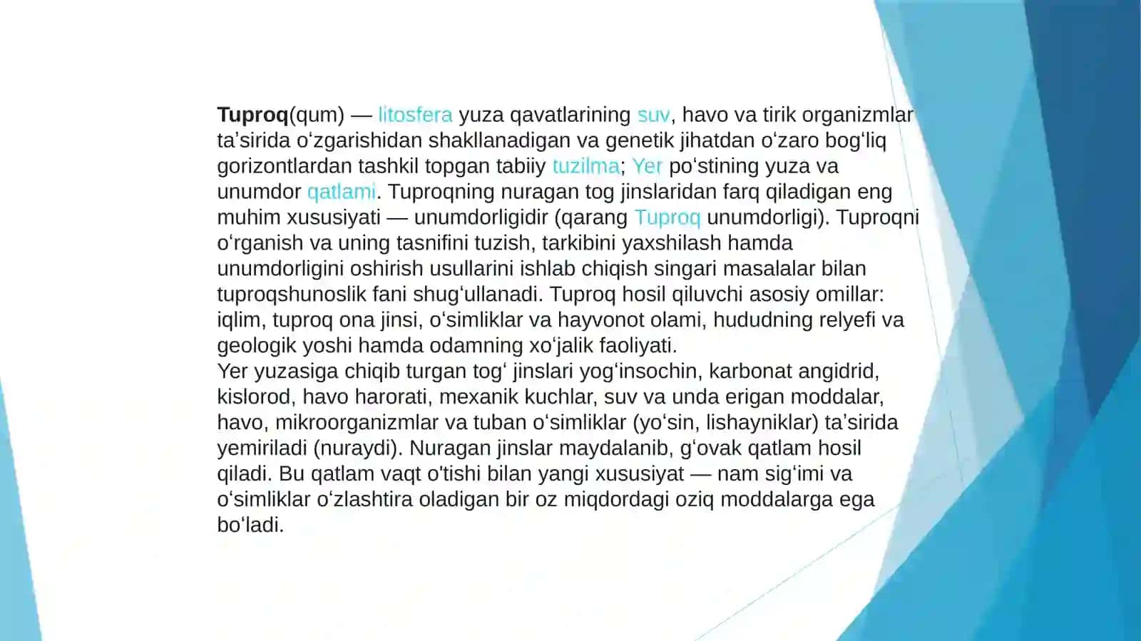 Tuproq va uning muhofazasi 3