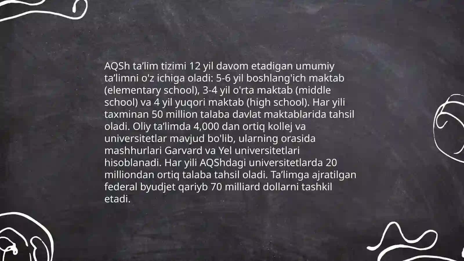 Xalqaro Baholash Asoslari fanidan Mustaqil Ta'lim 3