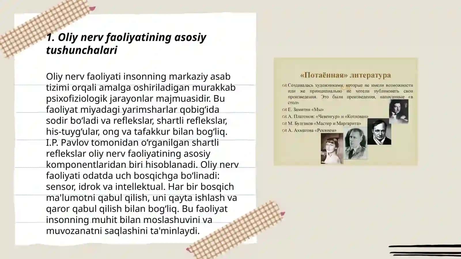 Oliy nerv faoliyati 3