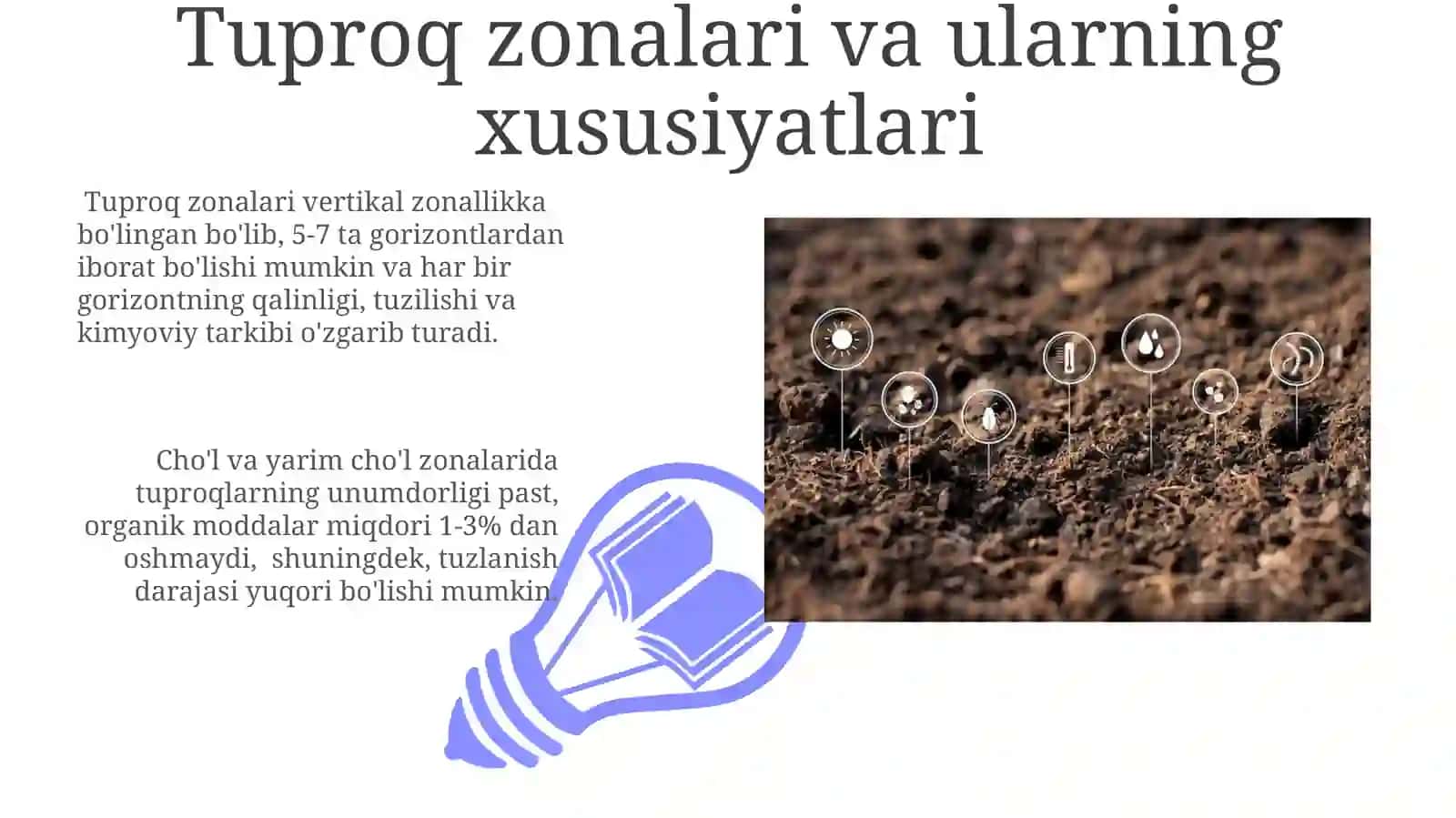 Tuproqlarning tarqalish qonuniyatlari 3