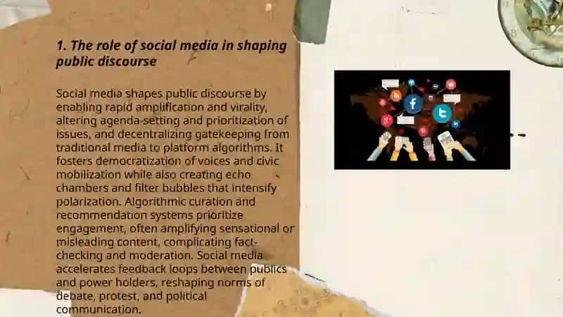 The influence of Social media on modern communication 3
