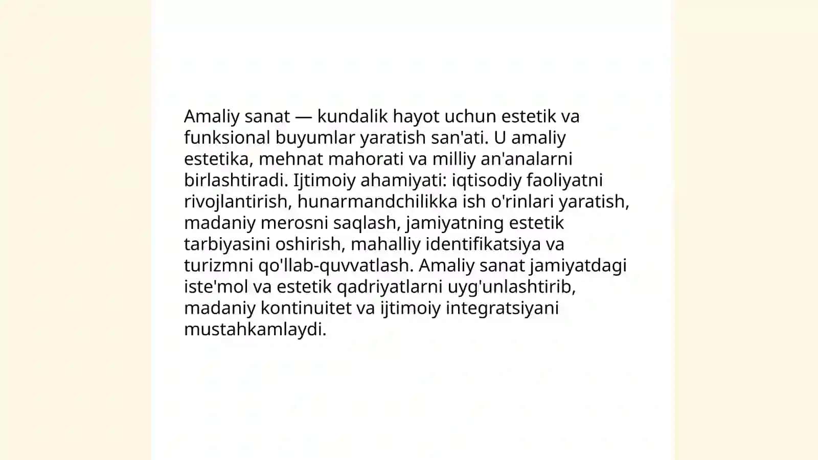 Amaliy sanat va uning turlari Naqqashlik sanati haqida malumot toplash 3
