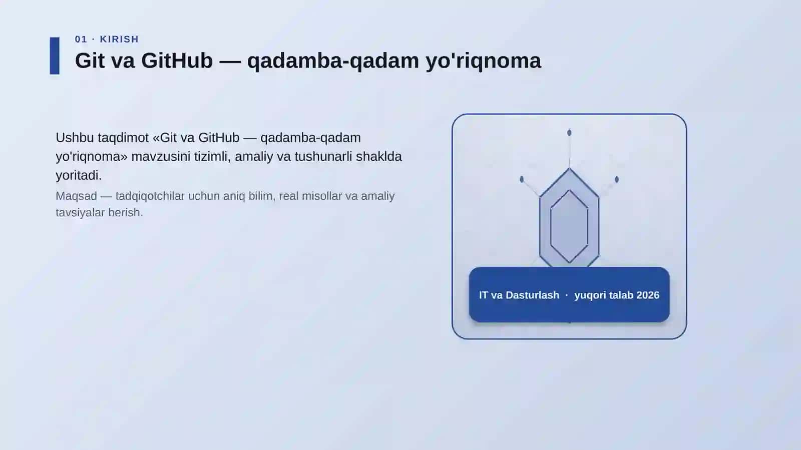 Git va GitHub — qadamba-qadam yo'riqnoma 3