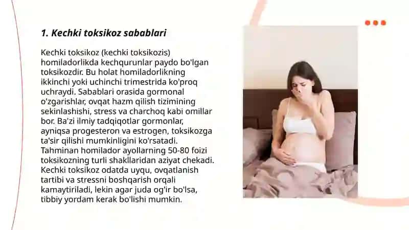 Kechki toksikoz 3