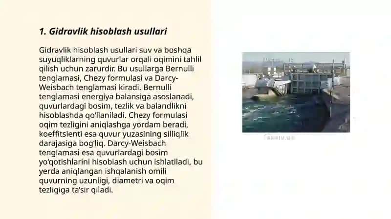 GIDROTEXNIKA INSHOOTLARINING BEXATO ISHLASHI 3