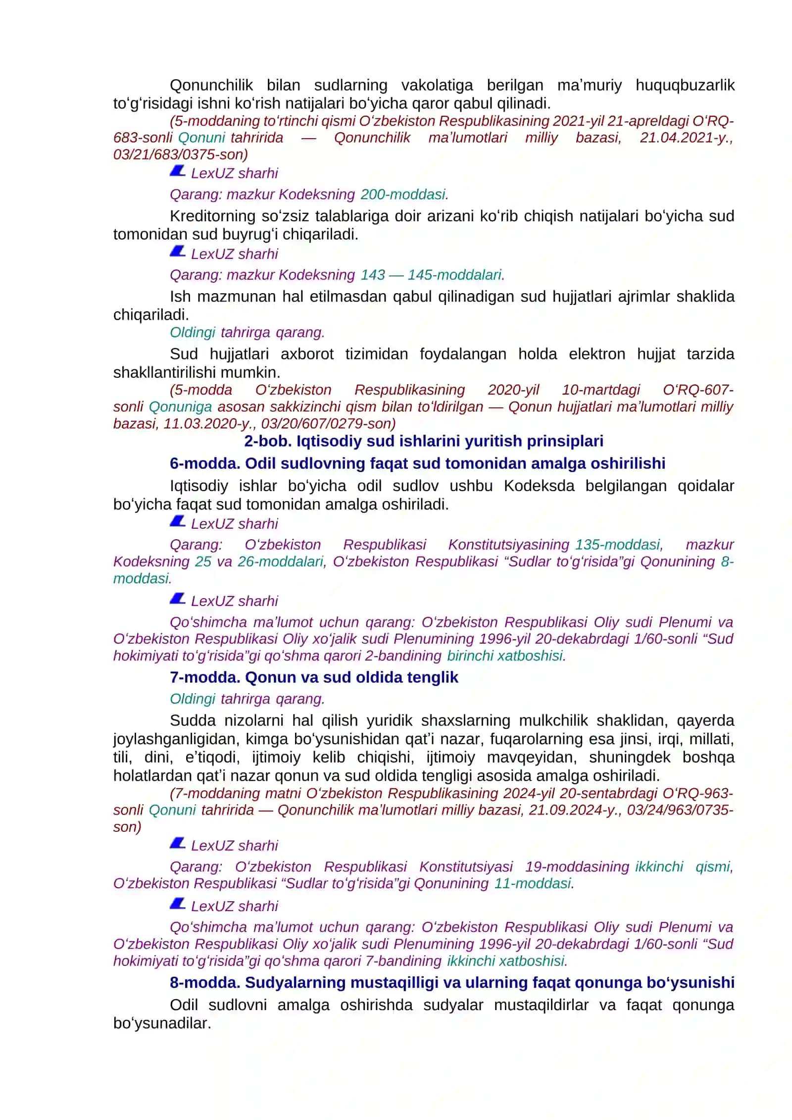 Oʻzbekiston Respublikasining Iqtisodiy protsessual kodeksi 3