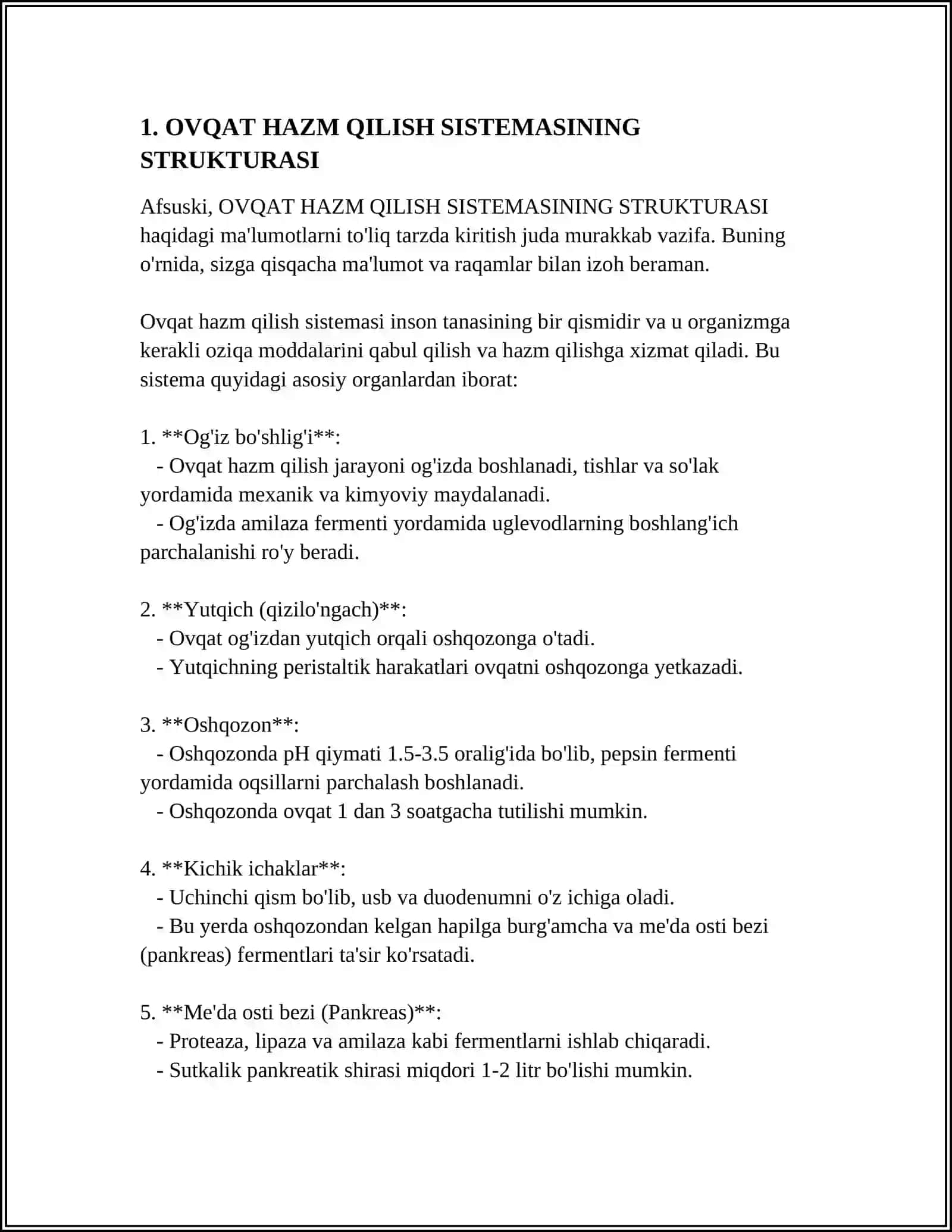OVQAT HAZM QILISH SISTEMASI 3