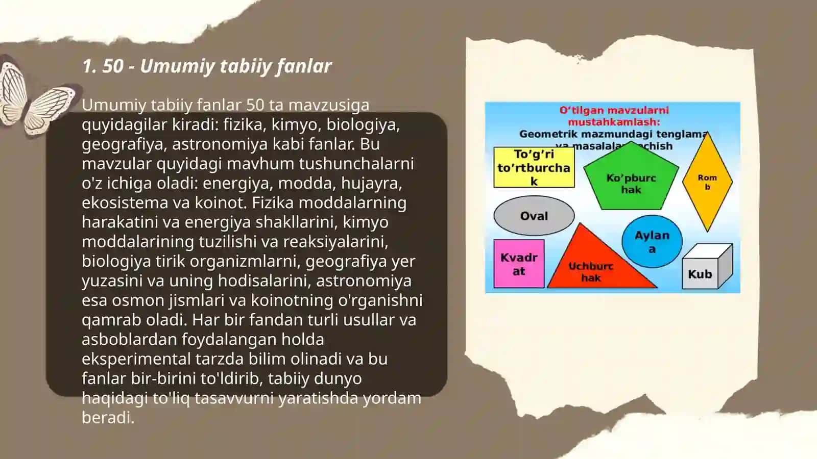 Umumiy tabiiy fanlar 3