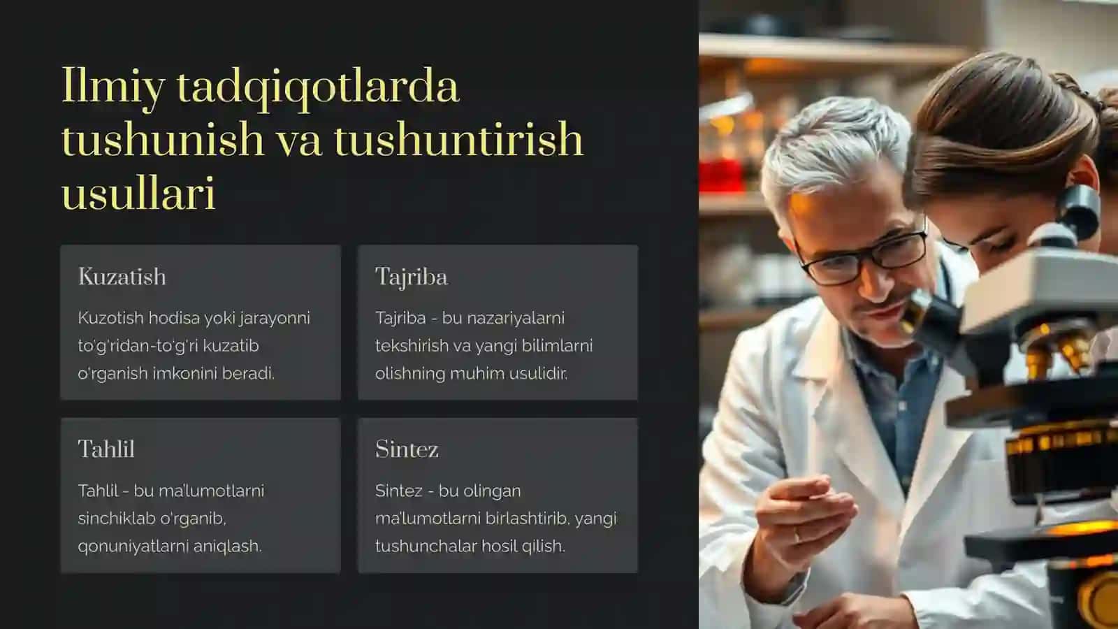 Tushunish va tushuntirish ilmiy faoliyatning mezoni 3