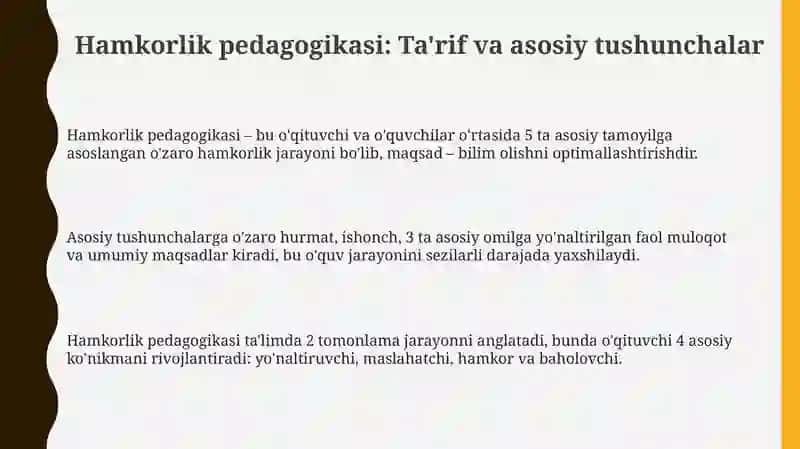 Hamkorlik pedagogikasi 3