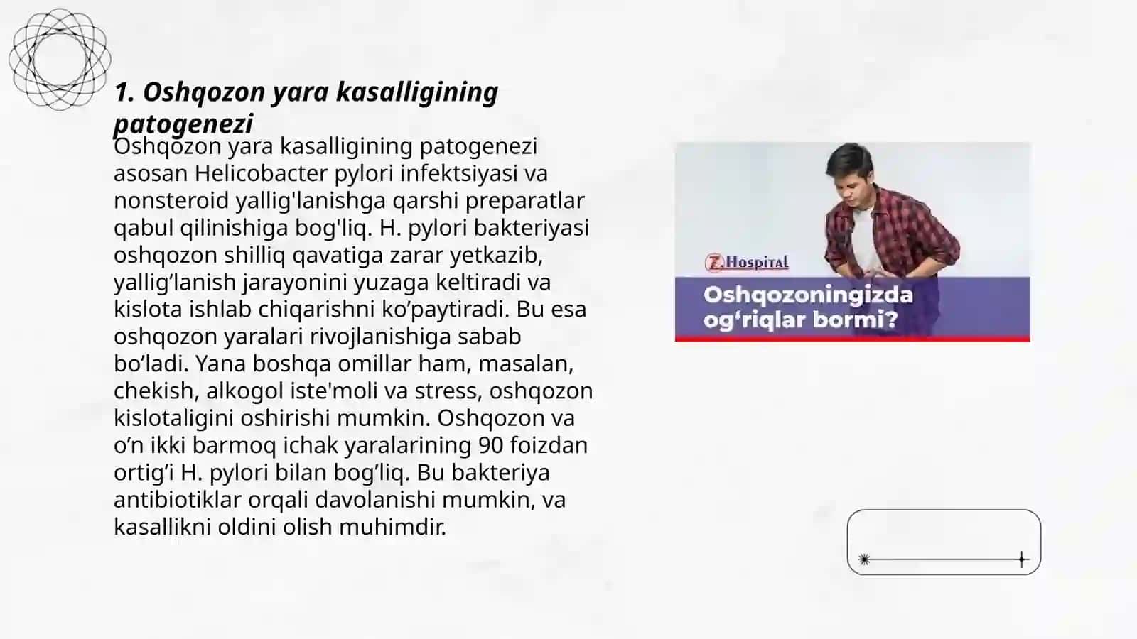 Oshqozon va õn ikki barmoqli ichak yara kasalligi 3