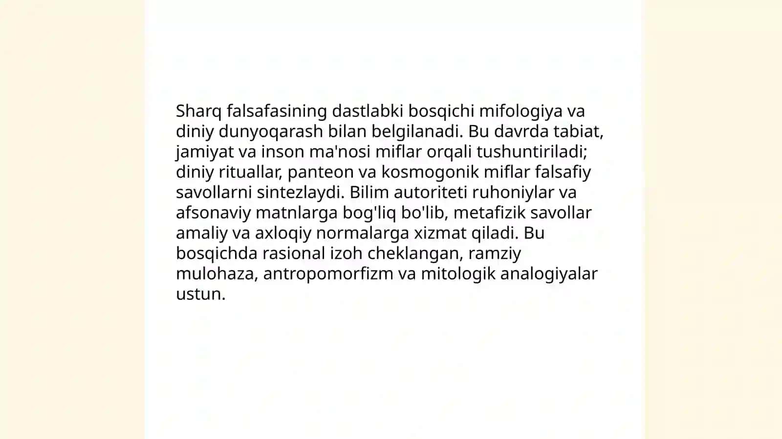 Sharq falsafasi 3