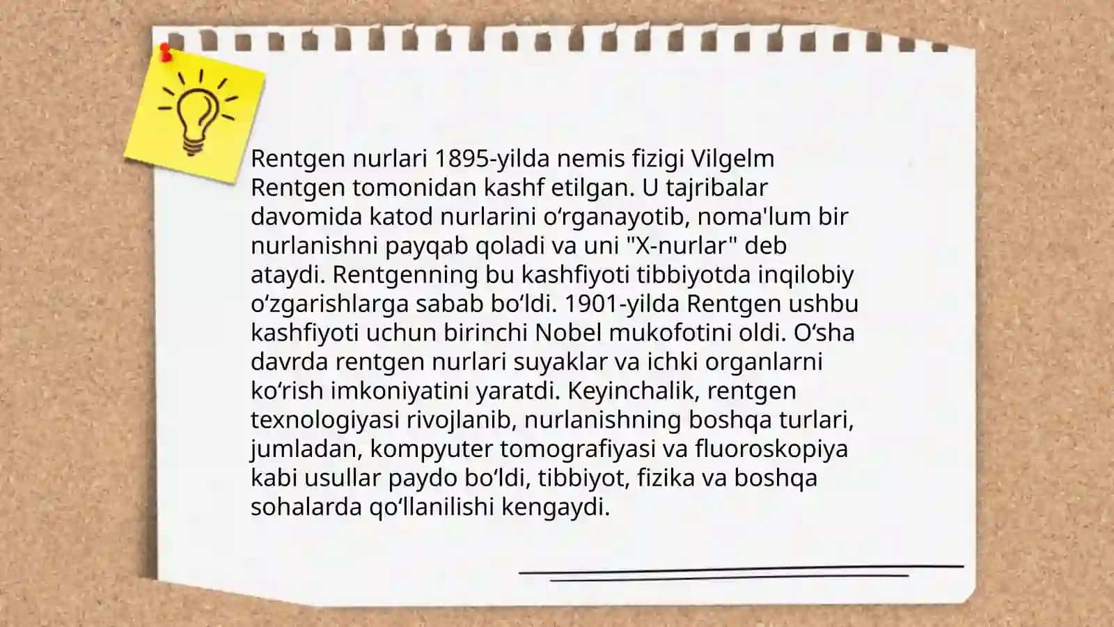 Rentgen nurlari. Absolyut qora jisim muammosi 3