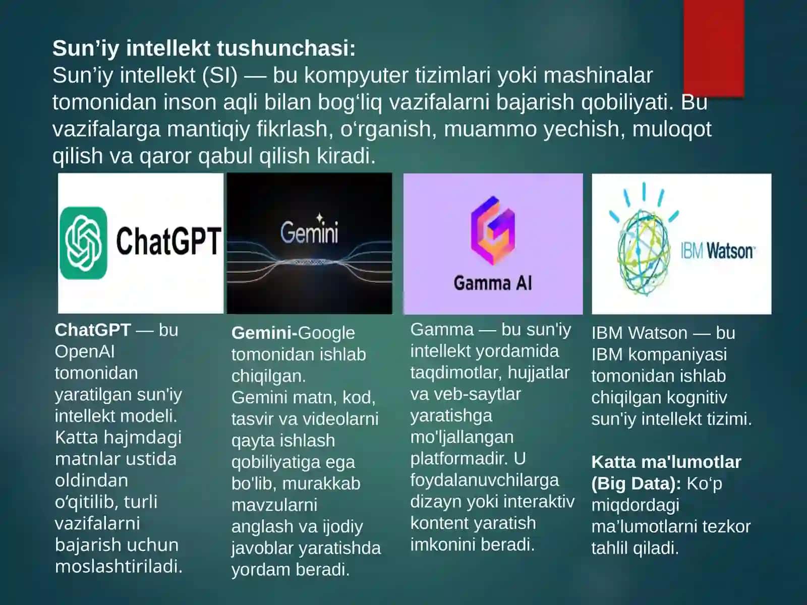 SUN`IY INTILEKT XAVFI 3