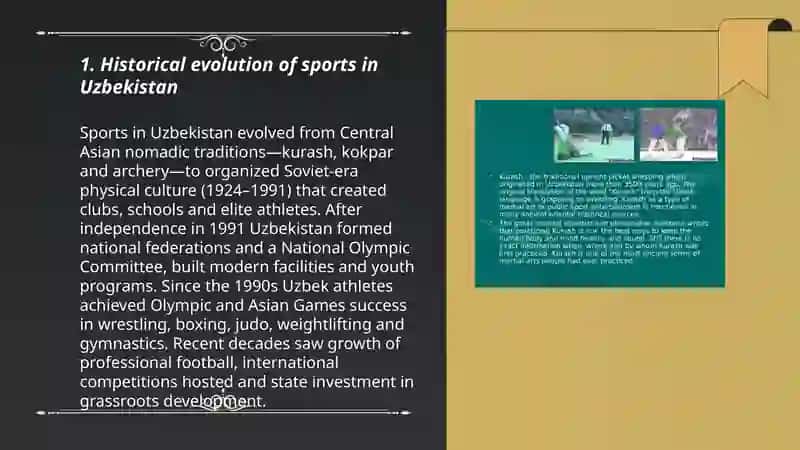 The development of sports in Uzbekistan 3