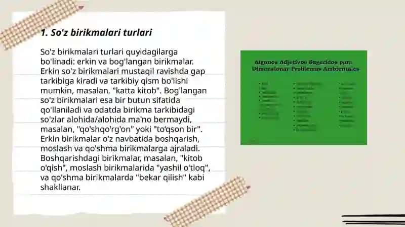 So'z birikmalar 3