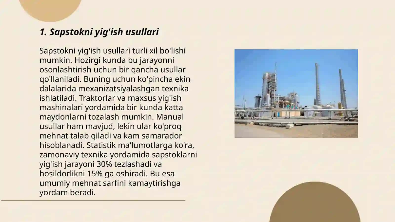 Sapstokni qayta ishlash 3
