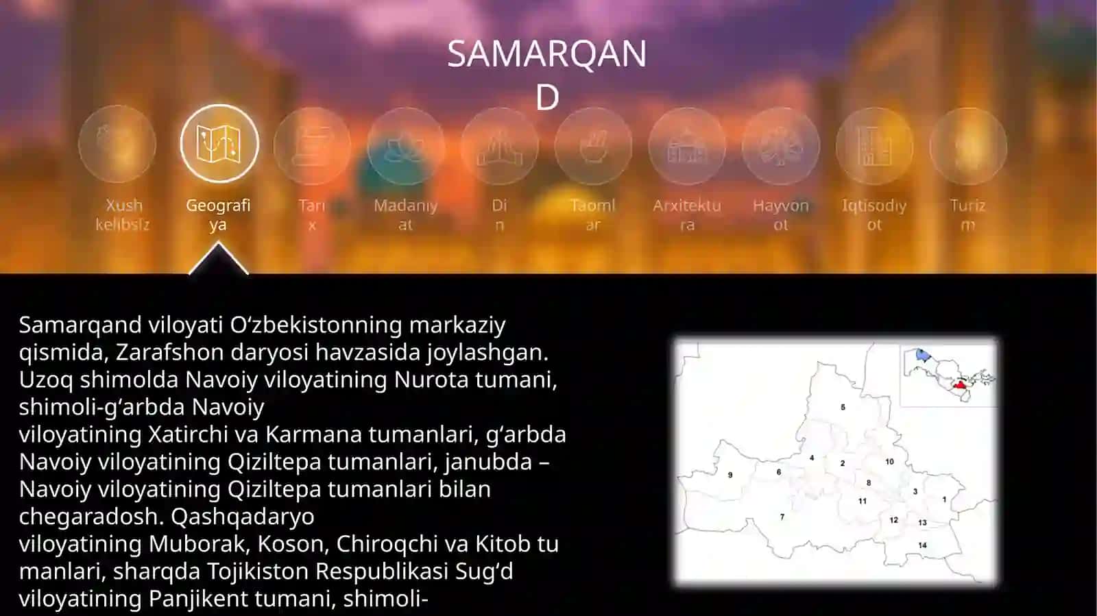 Samarqand haqida animatsion taqdimot 3
